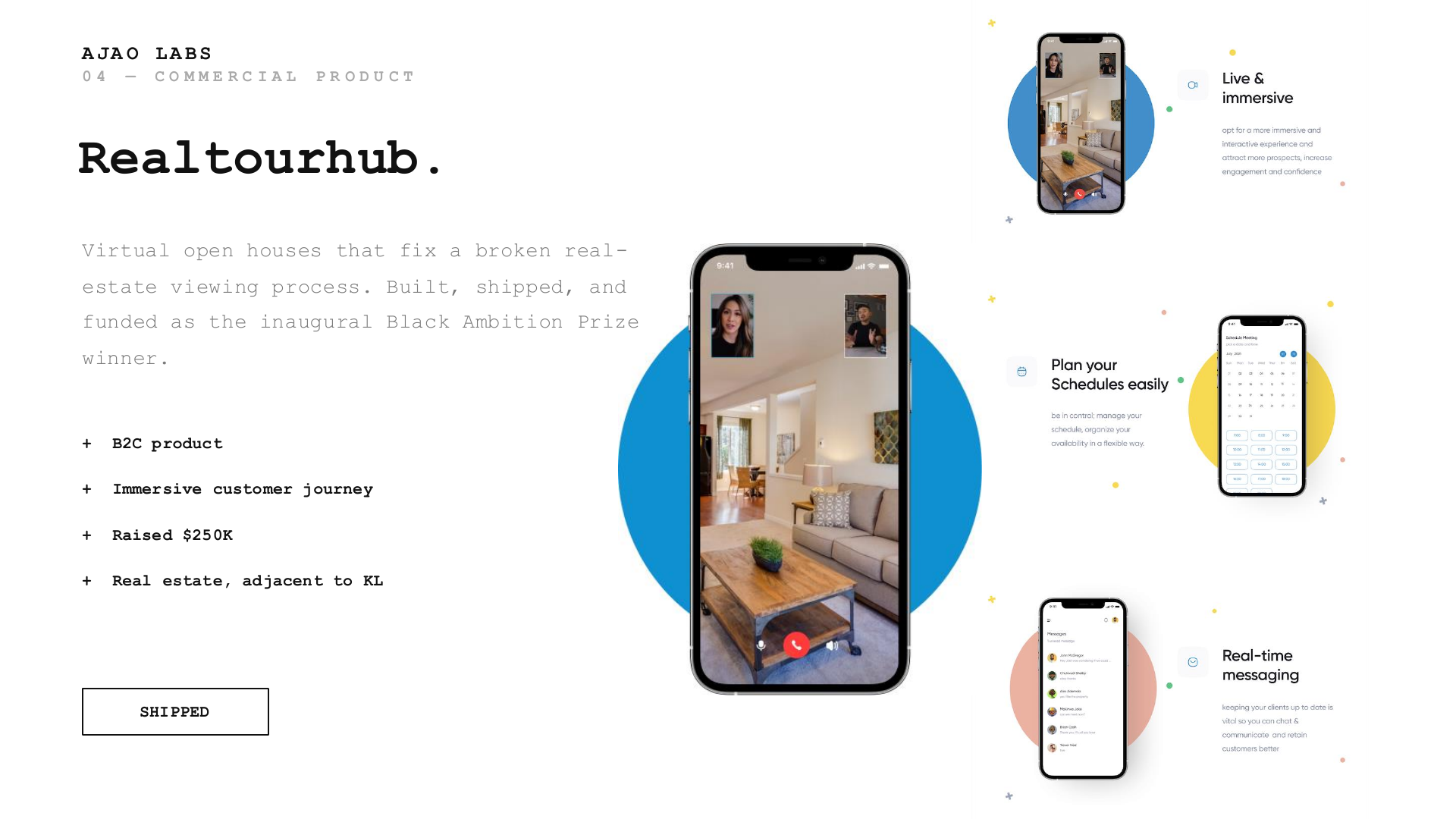 Realtourhub commercial product